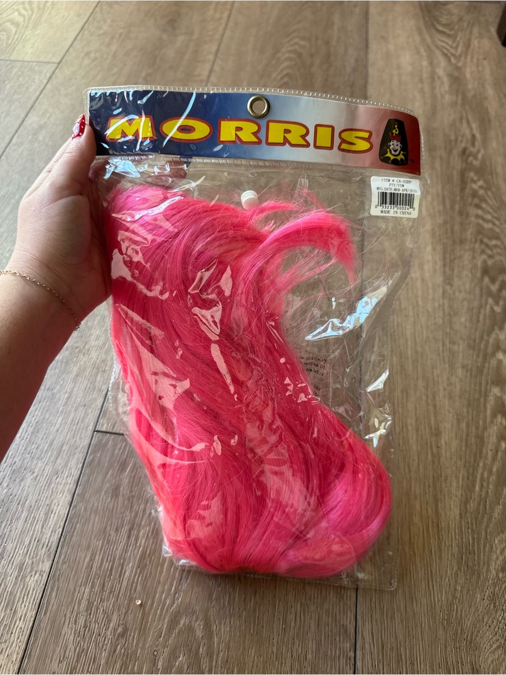 Hot Pink Women’s Bob Wig with Bangs